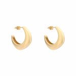 Belle and Beau Golden Luxe Hoops