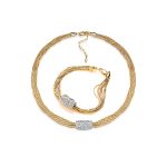 Buckley London Gold Silk Strand Set