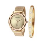 ELLEN TRACY ELEGANCE COLLECTION LADIES GOLD TONE WATCH