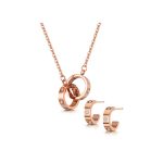 Infinity Aimee Pendant & Earring Set