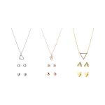 Pierre Cardin Triple Pendant & Earring Set