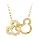 PANLANDWOO Mickey & Minnie Mouse Collection – Kalung Titanum Wanita Achilles Adjustable - Gold