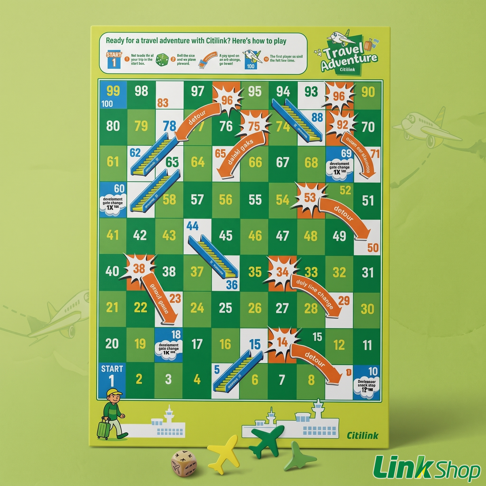 CITILINK Snakes And Ladders Game_2 CITILINK Snakes And Ladders Game - Image 1