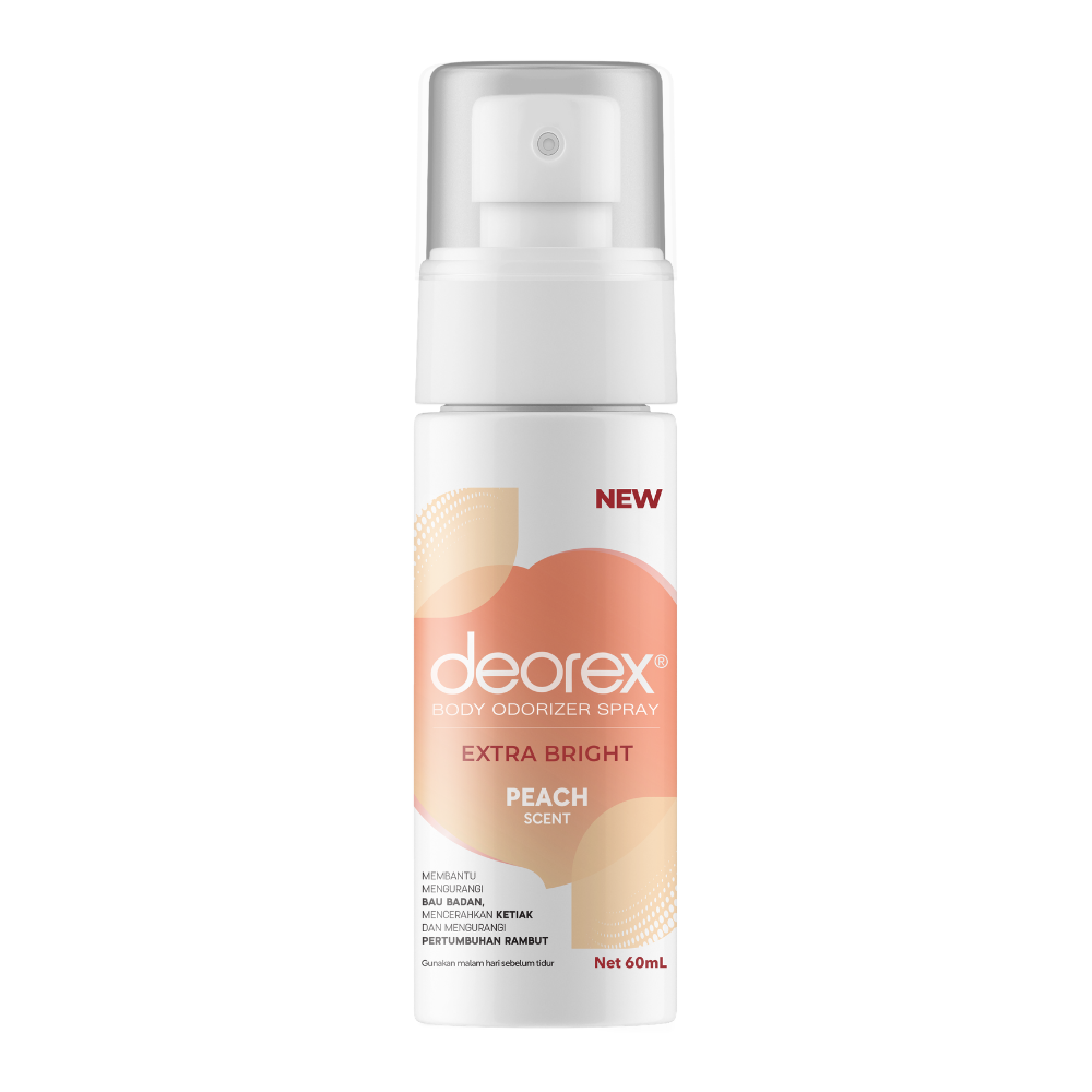 Deorex Body Odorized Extra White Peach 60ml Deorex Body Odorized Extra White Peach 60ml - Image 1